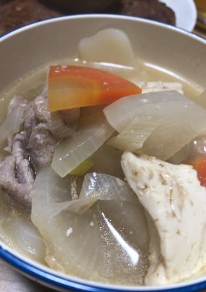 時間がない時のパパッと豚汁！-レシピのメイン写真
