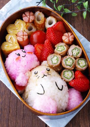 星のカービィ簡単立体おにぎり☆キャラ弁用-レシピのメイン写真