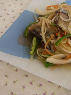 野菜山盛り✿小あじの南蛮づけ-レシピのメイン写真