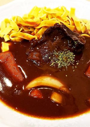 我が家のタンシチュー(圧力鍋)-レシピのメイン写真