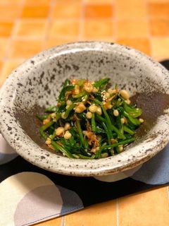 天かす入☆干し海老とほうれん草のおひたし-レシピのメイン写真