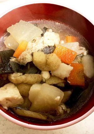 具沢山けんちん汁（覚え書き）-レシピのメイン写真