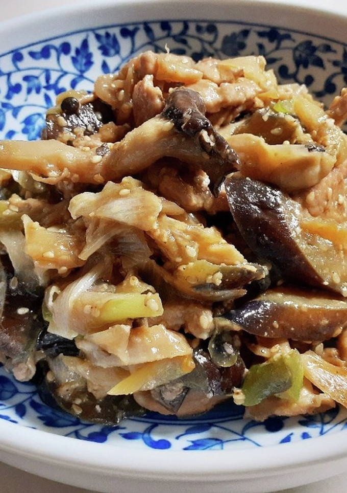 豚肉となすと長ネギの味噌炒め-レシピのメイン写真