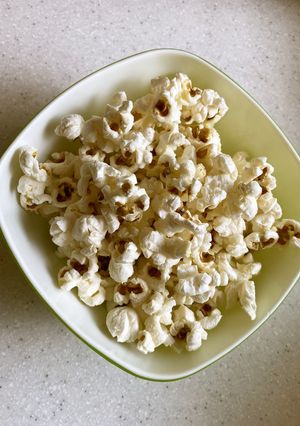 オリーブオイルでヘルシー・ポップコーン-レシピのメイン写真