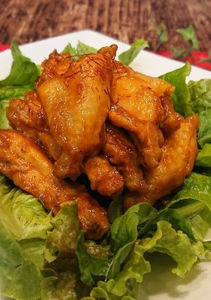 フライパンで作るBBQチキン-レシピのメイン写真