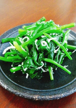 簡単!ほうれん草とちりめんじゃこのお浸し-レシピのメイン写真