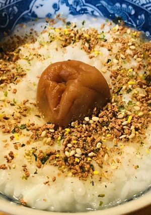 水から塩粥●ふりかけ粥-レシピのメイン写真