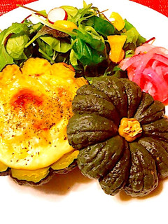 簡単まるごとかぼちゃグラタン-レシピのメイン写真