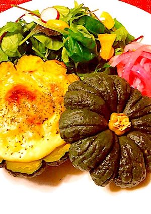 簡単まるごとかぼちゃグラタン-レシピのメイン写真