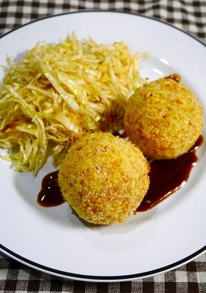 簡単！揚げない☆ジャーマンポテトコロッケ-レシピのメイン写真