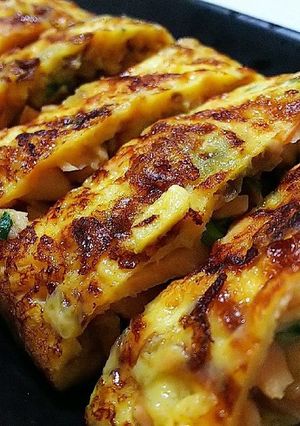 鮭フレーク入りの玉子焼き-レシピのメイン写真