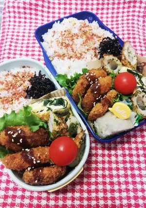 野球少年&パパ弁当♡コロッケ11/17-レシピのメイン写真