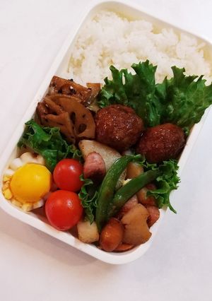 お弁当(11/10)和風ジャーマンポテト-レシピのメイン写真