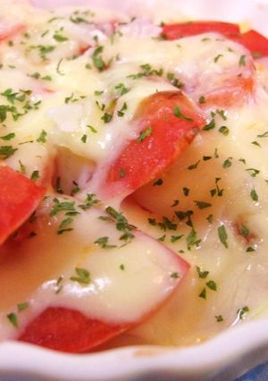 ♡フレッシュトマトのチーズのせ焼き♡-レシピのメイン写真