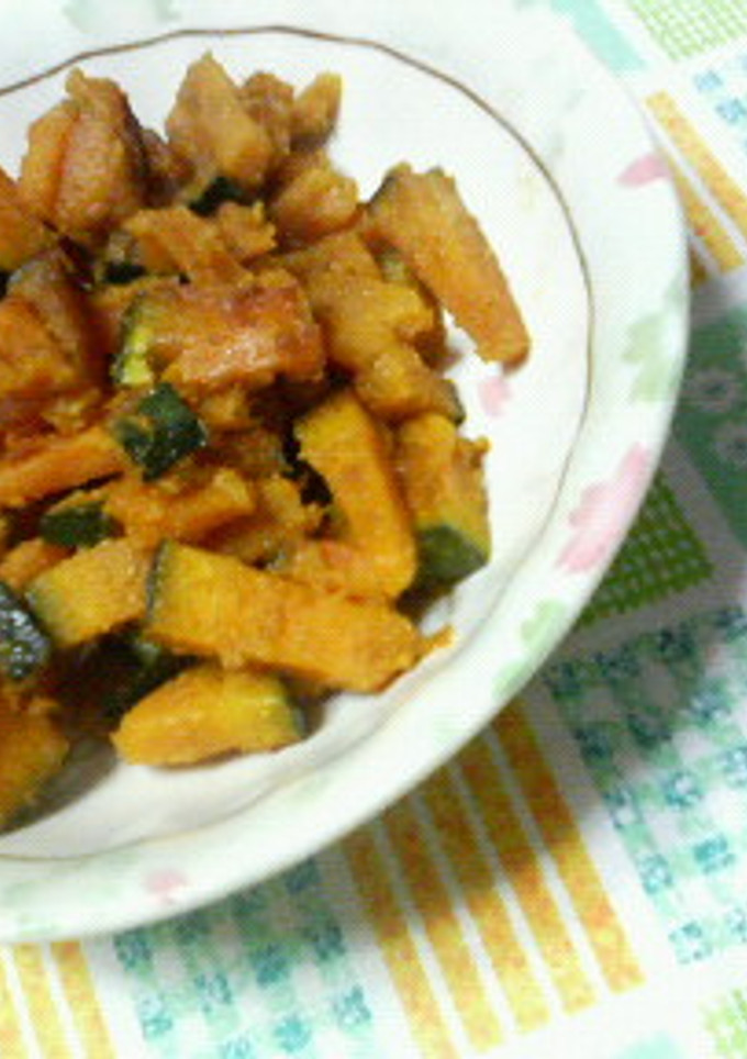 ✿かぼちゃの❀細切り✿カレーマヨ炒め-レシピのメイン写真