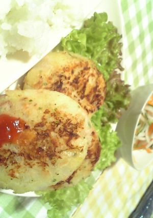 揚げないよ♪ヘルシー焼ツナコロッケ♪-レシピのメイン写真