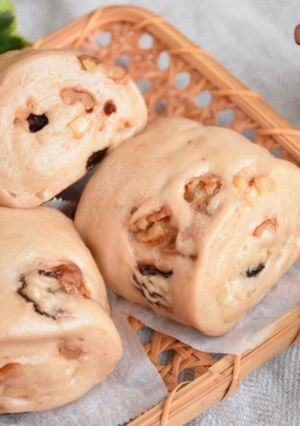 ヘルシー黒砂糖蒸しパン(保存食品)-レシピのメイン写真