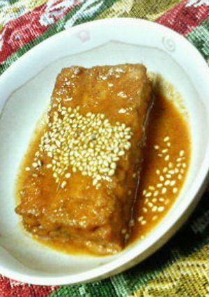 ✿厚揚げの❀韓国風✿コチュジャン煮-レシピのメイン写真