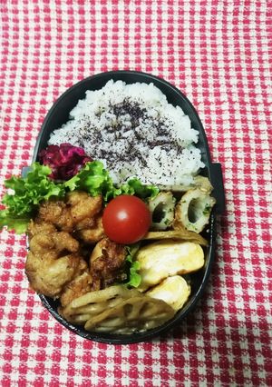 高校男子弁当♡唐揚げ11/18-レシピのメイン写真