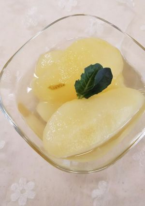 ラ・フランスのコンポート-レシピのメイン写真
