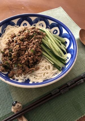 肉味噌ひやむぎ-レシピのメイン写真