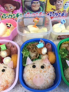 キャラ弁 * トイストーリー ハム-レシピのメイン写真