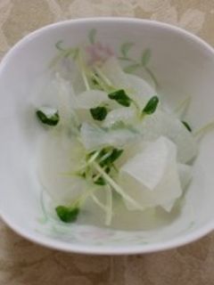 大根の酢の物(透析食)-レシピのメイン写真