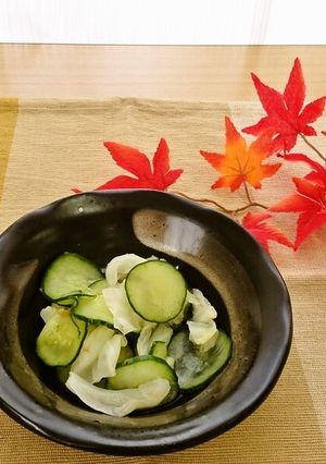 キャベツの梅和え（透析食）-レシピのメイン写真