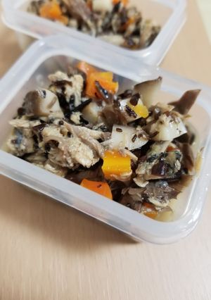 ひじきとサバ缶の煮物☆離乳食完了期-レシピのメイン写真