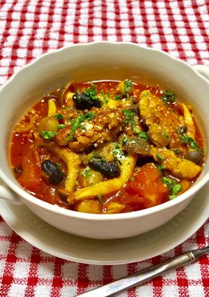 豚小間肉と豆のトマト煮込み-レシピのメイン写真