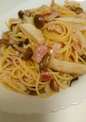 ★10分でキノコのペペロンチーノ-レシピのメイン写真