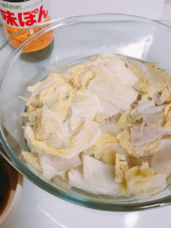 レンジで簡単♡豚肉と白菜の重ね蒸し-レシピのメイン写真