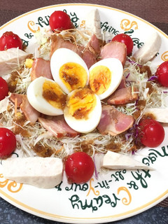 焼豚入り彩りサラダ!(^^)!-レシピのメイン写真