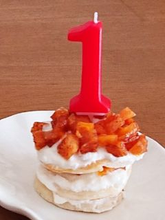 犬用ケーキ(パンケーキ)-レシピのメイン写真