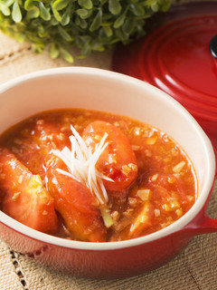 小松トマトで作る麻婆とまと-レシピのメイン写真