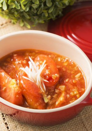 小松トマトで作る麻婆とまと-レシピのメイン写真