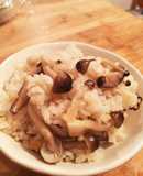 きのこご飯　しめじ　エリンギ　舞茸　椎茸