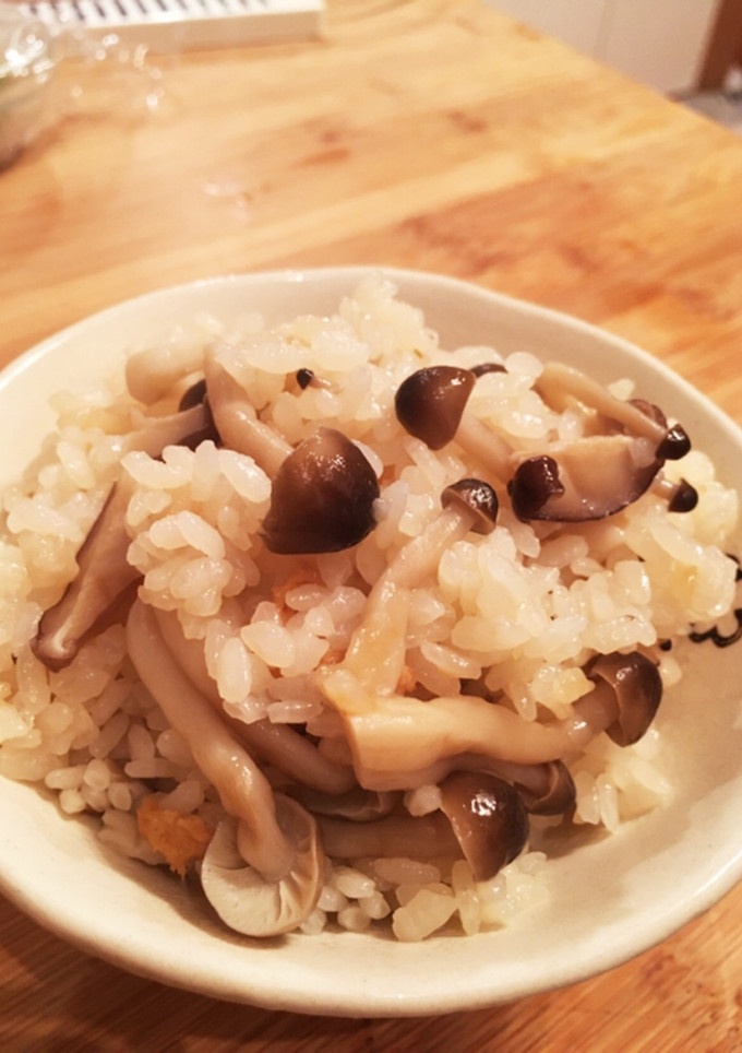きのこご飯　しめじ　エリンギ　舞茸　椎茸-レシピのメイン写真