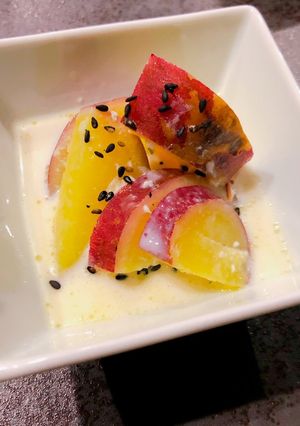 簡単★さつまいもと塩麹のミルクバター煮-レシピのメイン写真