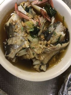ワタリガニと白身のアヒージョ-レシピのメイン写真