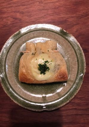 高菜とおもちの巾着-レシピのメイン写真
