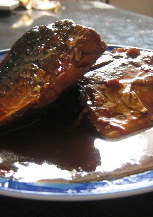 圧力鍋で簡単　骨まで食べれるサバの味噌煮-レシピのメイン写真