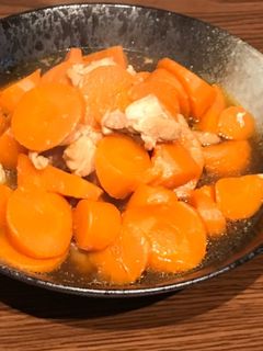 にんじんと鶏肉の煮物-レシピのメイン写真