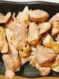 簡単!鶏もも肉の塩ダレおつまみ!-レシピのメイン写真