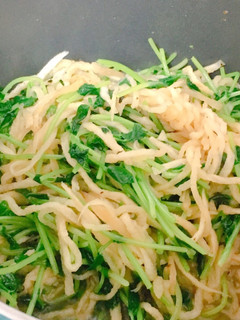 豆苗と切り干し大根のペペロンチーノ-レシピのメイン写真