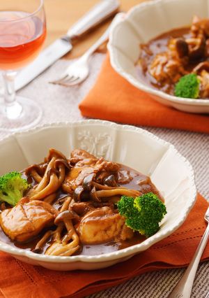 炊飯器でお手軽!鶏肉のドミグラス煮-レシピのメイン写真
