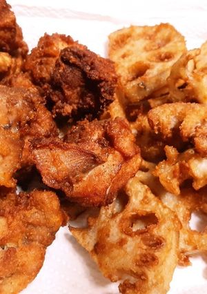 れんこんの手抜き唐揚げヾ(o´∀｀o)ﾉ-レシピのメイン写真