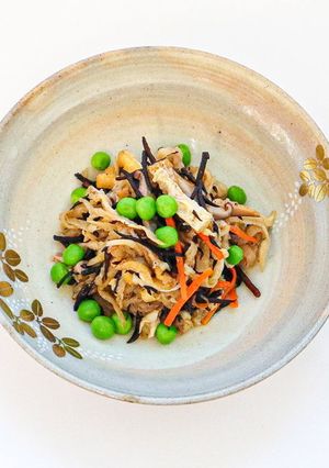 切り干し大根とひじきの炒め煮-レシピのメイン写真