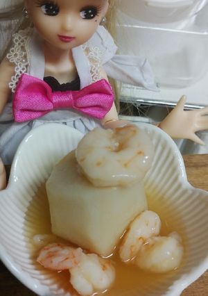 リカちゃん♡里芋のえびあん-レシピのメイン写真