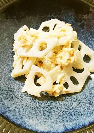 レンチンで簡単♫れんこんとツナマヨサラダ-レシピのメイン写真